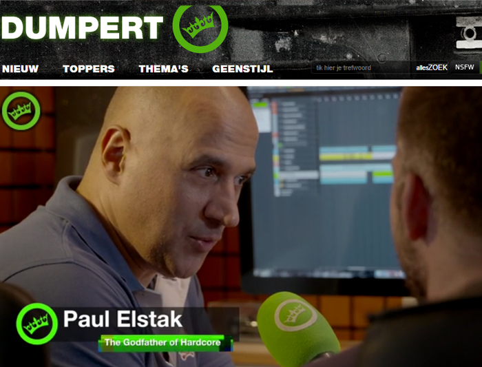 Paul Elstak filmed by Dumpert