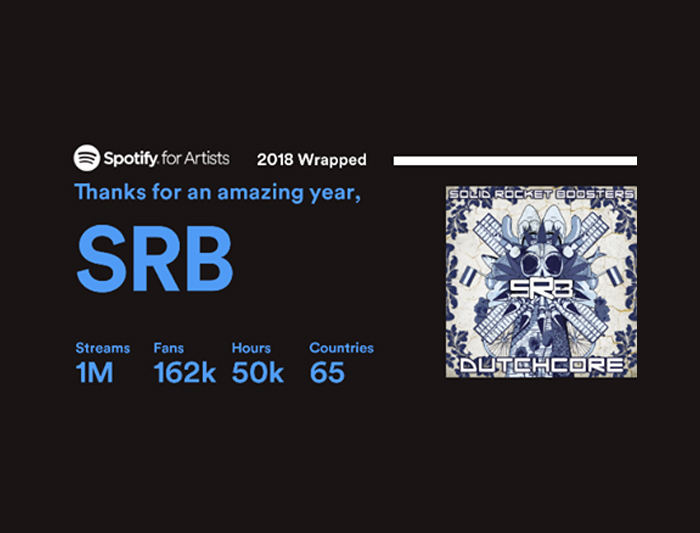 SRB had 1 million Spotify streams