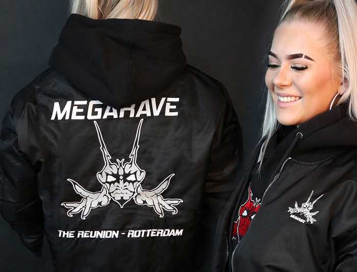 Exclusive Megarave bomberjackets at rigeshop.com